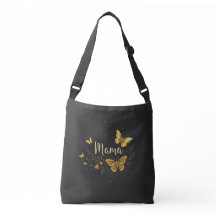 Muttertag Mama Geschenk T-Shirt Gold Schmetterling