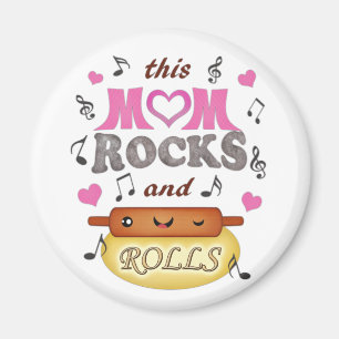Muttertag / Mama Rock & Bake Magnet