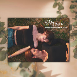 Muttertag Meine beste Freundin-Fotokarte Feiertagskarte