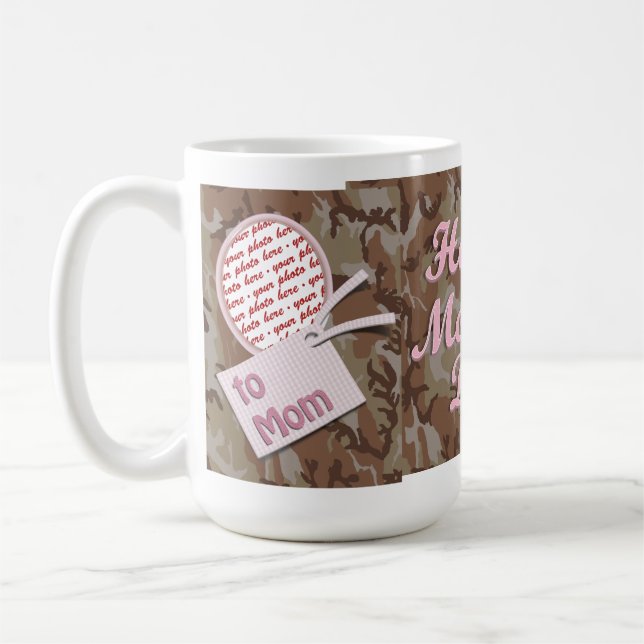 Muttertag Memento Foto Rahmen Kaffeetasse (Links)