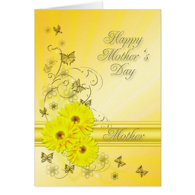 Muttertag mit gelben Blumen (Vorne)