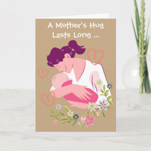 Muttertag mit Mama und Baby Karte