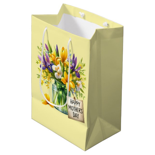 Muttertag  mittlere geschenktüte (Vorderseite Schrägansicht)