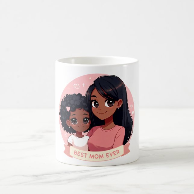 Muttertag - Mutter und Tochter Kaffeetasse (Mittel)