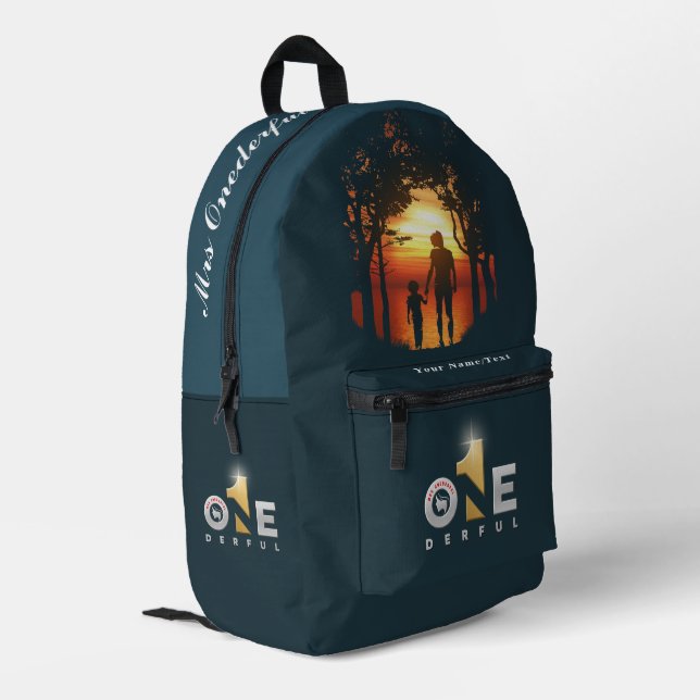 Muttertag | Muttertag - Bedruckter Rucksack (Rückseitige Ecke links)