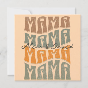 Muttertag natürliche Farbe Mama Kinder Name