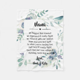 Muttertag Oma Grammy Nana von Großkindern Fleecedecke