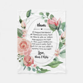 Muttertag Oma Grammy Nana von Großkindern Fleecedecke