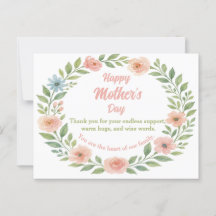 Muttertag Postkarte Aquarellbilder