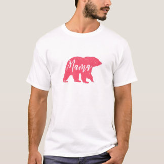 Muttertag, rosa Bärenfrau Mama Bär T-Shirt