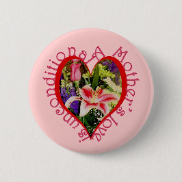 Muttertag Rosa Liebe Button