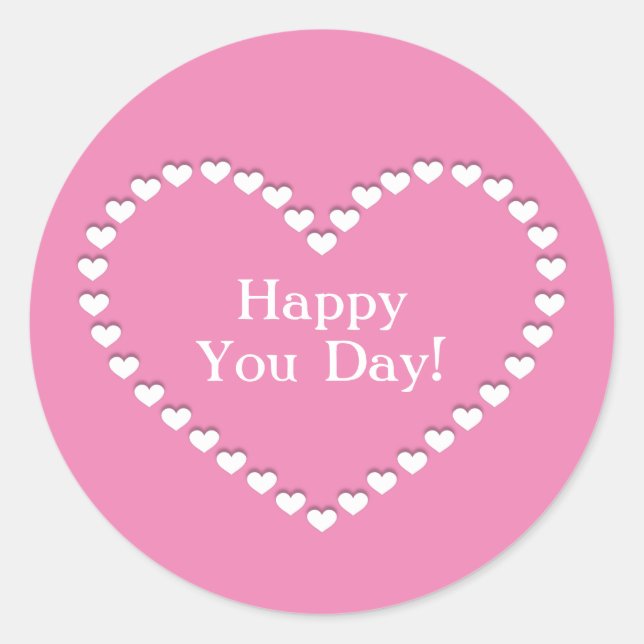 Muttertag Runder Aufkleber (Vorderseite)