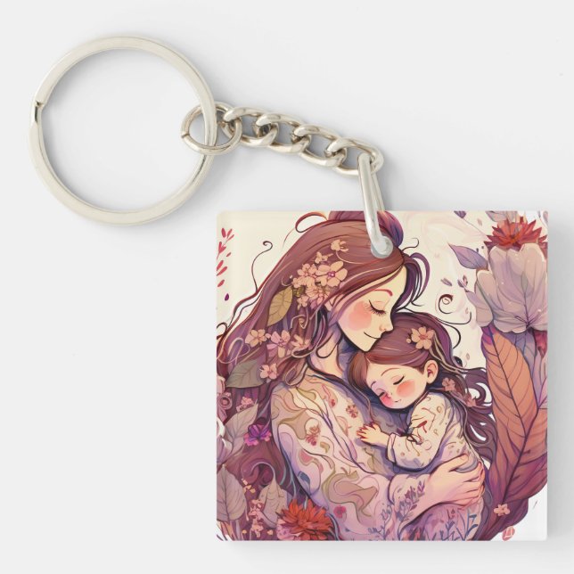 Muttertag Schlüsselanhänger (Vorderseite)