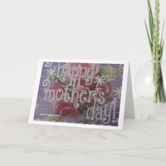 Muttertag - Scrapbook Card Karte (Vorderseite)