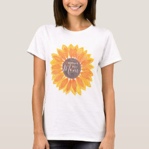 Muttertag Sonnenblumen Welt die beste Mama T-Shirt