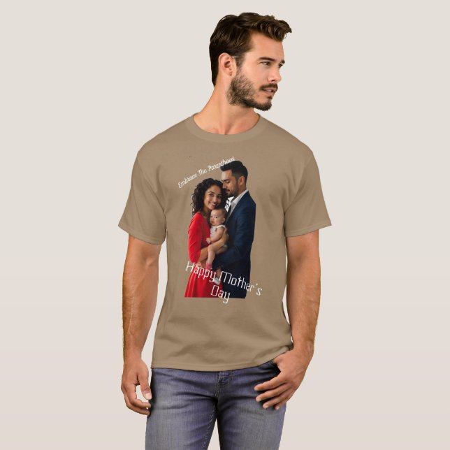 Muttertag Spezielle Elternschaft Grunddunkel T-Shirt (Vorne ganz)