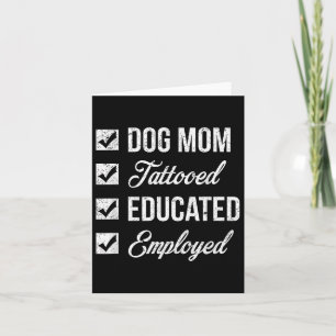 Muttertag Tattoo für gebildet & amp; Arbeiter Hund Karte