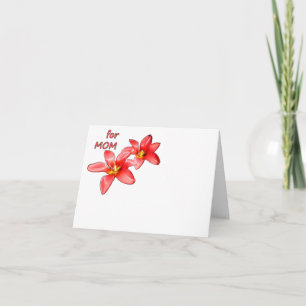 Muttertag - Tulpen für Mama - Illustration Dankeskarte