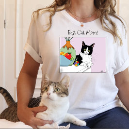 Muttertag Tuxedo Katze T-Shirt