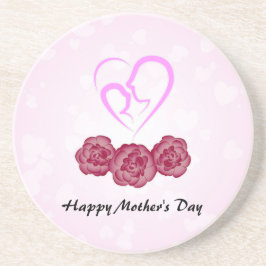 Muttertag und Baby Kindergarnelen Muttertag Getränkeuntersetzer