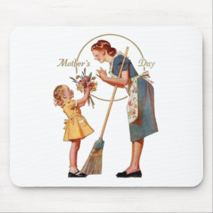 Muttertag Vintag Mousepad