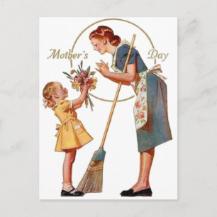 Muttertag Vintage Postkarte