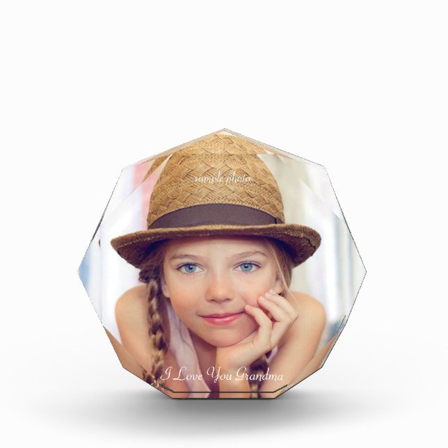 Muttertag, Weihnachten Personalisiert, Foto Block (Vorderseite)