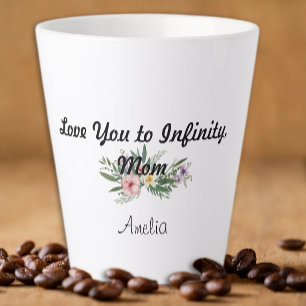 Muttertäg Wildblume Dankbarkeit Latte Tasse