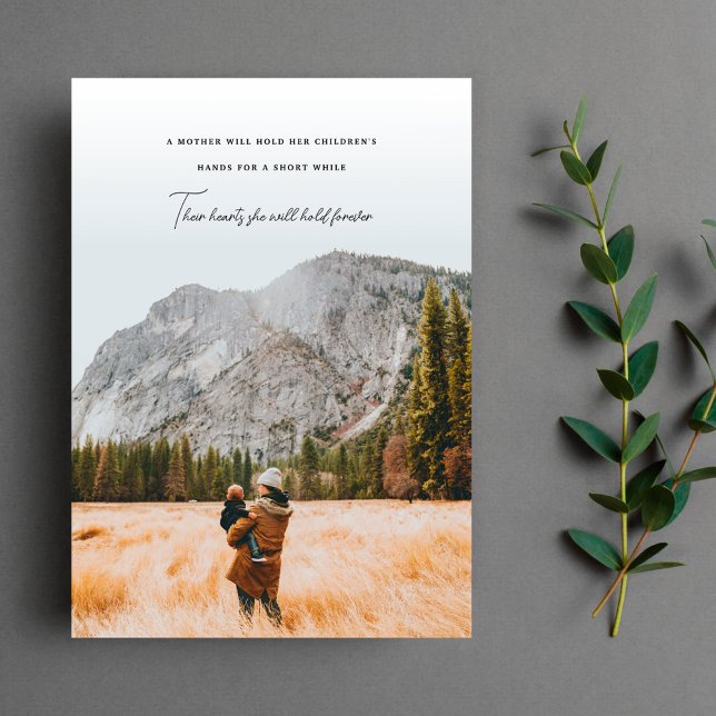 Muttertag - Zitat Pauschalreise-Karte Feiertagskarte (Von Creator hochgeladen)