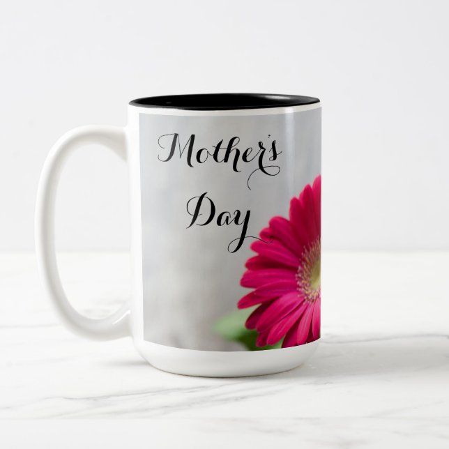 Muttertag Zweifarbige Tasse (Links)