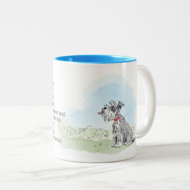 Muttertagliche Tasse vom Hund (VorderseiteRechts)