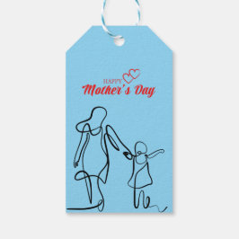 Muttertags-Art-Pillow - Mama & Kinder Liebe Geschenkanhänger