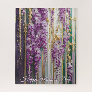 Muttertags-Blühender Hintergrund Violette Wisteria