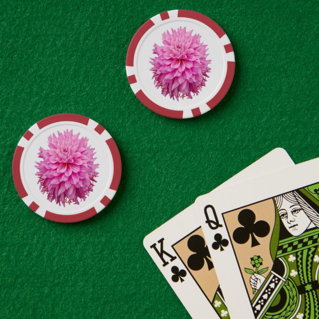 Muttertags Blumen Pokerchips (Pokertisch (doppelt))