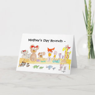 Muttertags-Brunch Karte