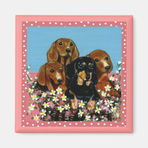Muttertags-Dachshunde Magnet
