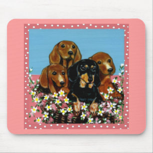 Muttertags-Dachshunde Mousepad