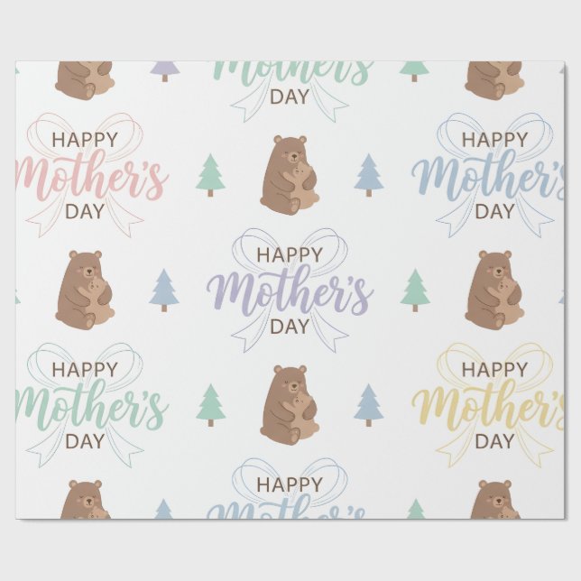 Muttertags-Geschenkpapier,  Geschenkpapier (Flach)
