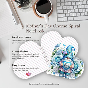 Muttertags-Gnom Spiralblock Notizbuch