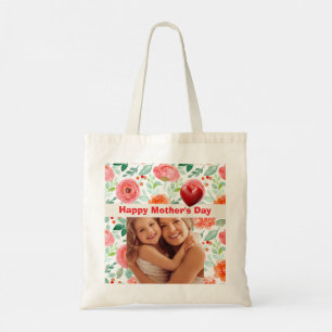 Muttertags-Line-Art-Kissen – Mutter-und-Kind-Liebe Tragetasche