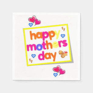 Muttertags-Papier-Servietten Serviette
