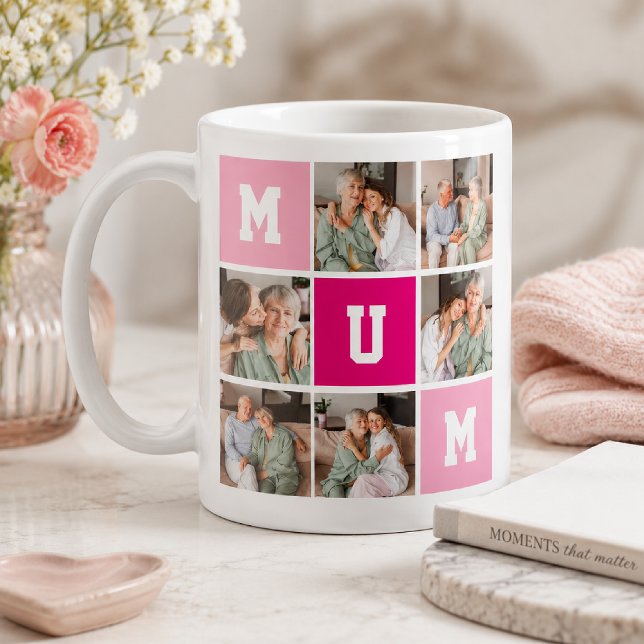 Muttertags-Personalisierter-Foto-Collage-Becher Kaffeetasse (Von Creator hochgeladen)