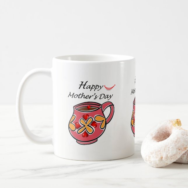 Muttertags-Tassen Kaffeetasse (Mit Donut)