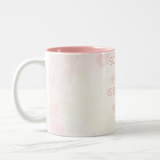 Muttertags-Zitat-Kaffeetasse Zweifarbige Tasse (Links)