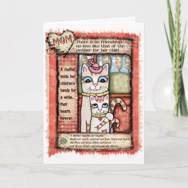 Muttertagsausweis Karte (Vorderseite)