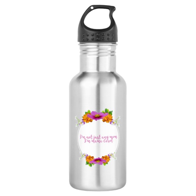 Muttertagsflasche Edelstahlflasche (Vorderseite)