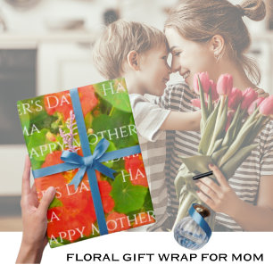 Muttertagsflora Geschenkpapier