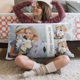 Muttertagsfoto Collage Accent Pillow Dekokissen