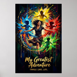 Muttertagsgeschenk — Afrikanische Königin Florale Poster