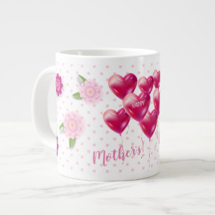 Muttertagsgeschenk Blumendekoration Jumbo-Tasse